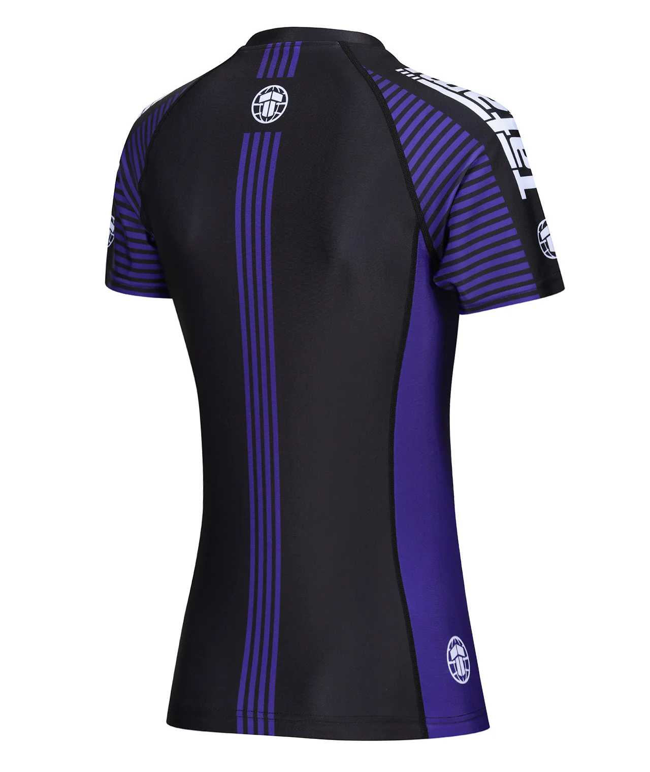 Ladies IBJJF Ranked Rash Guard - Purple - Image 4