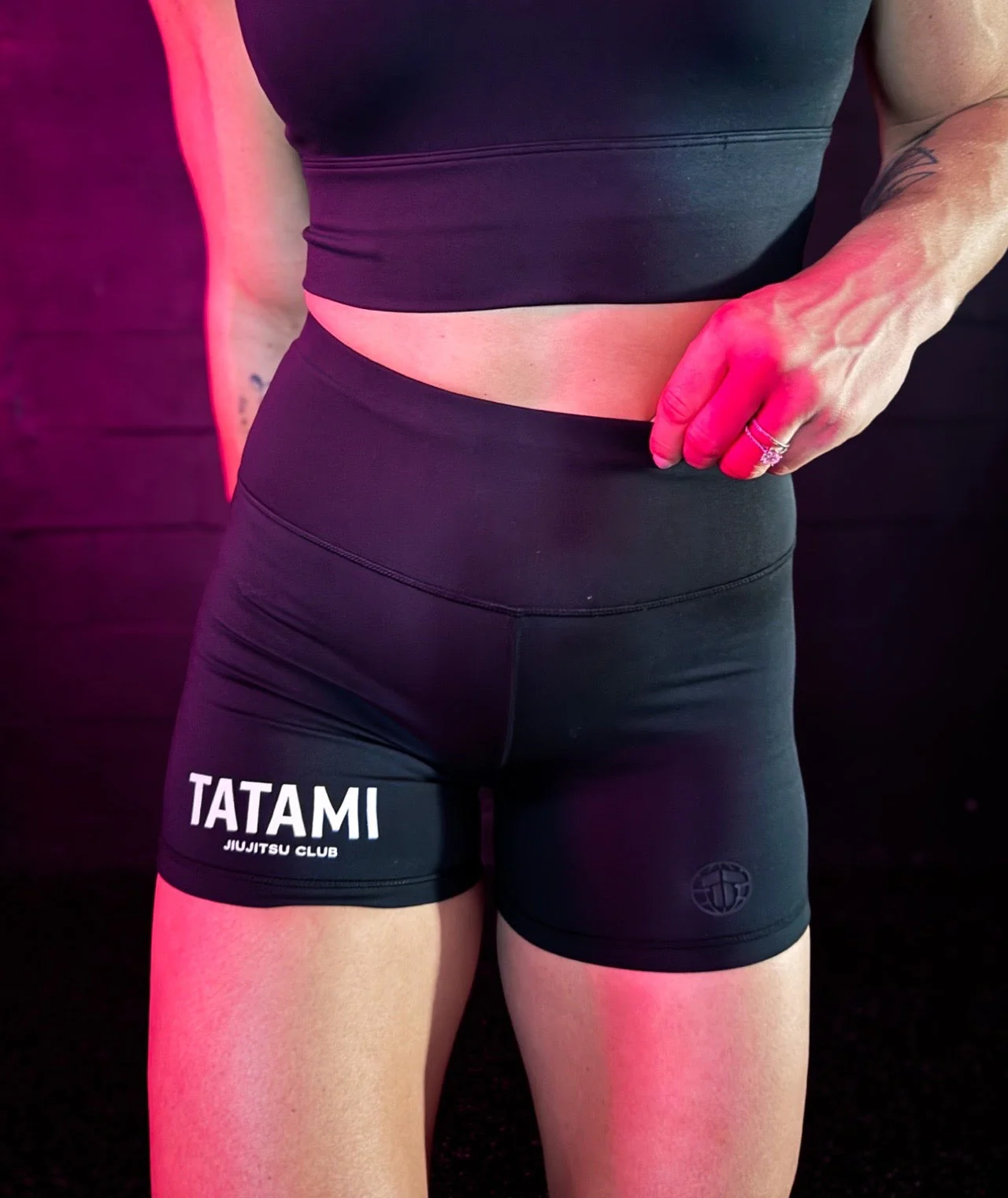 Ladies JJ Club Compression Shorts - Image 2