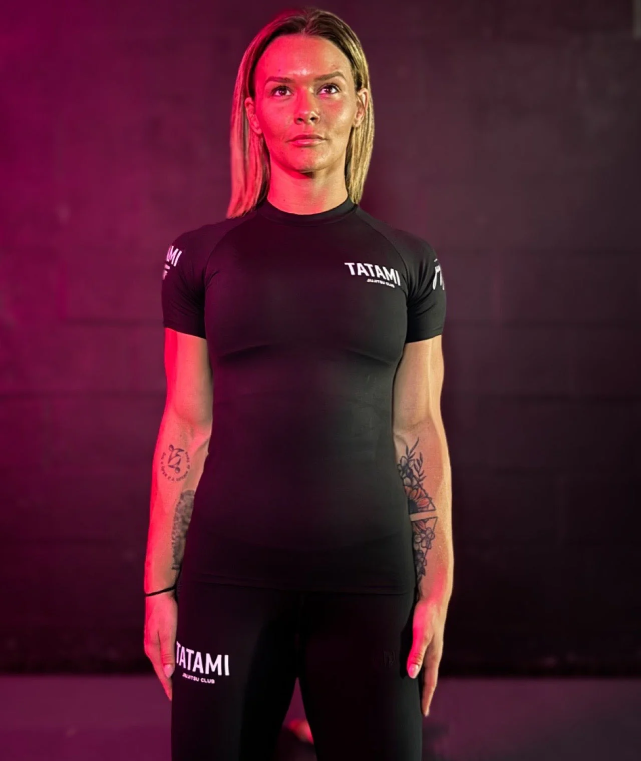 Ladies JJ Club Short Sleeve Rash Guard - Image 2