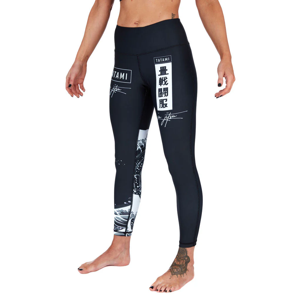 Ladies Kanagawa Spats - Black - Image 6