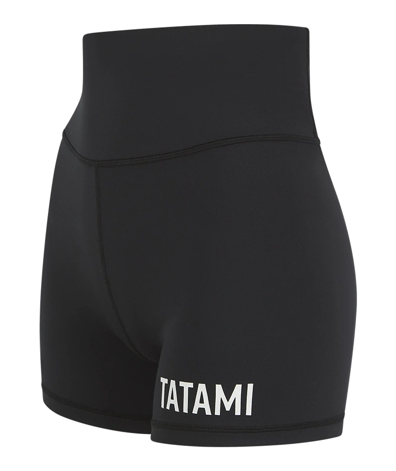 Ladies Luxe Compression Shorts - Black - Image 3
