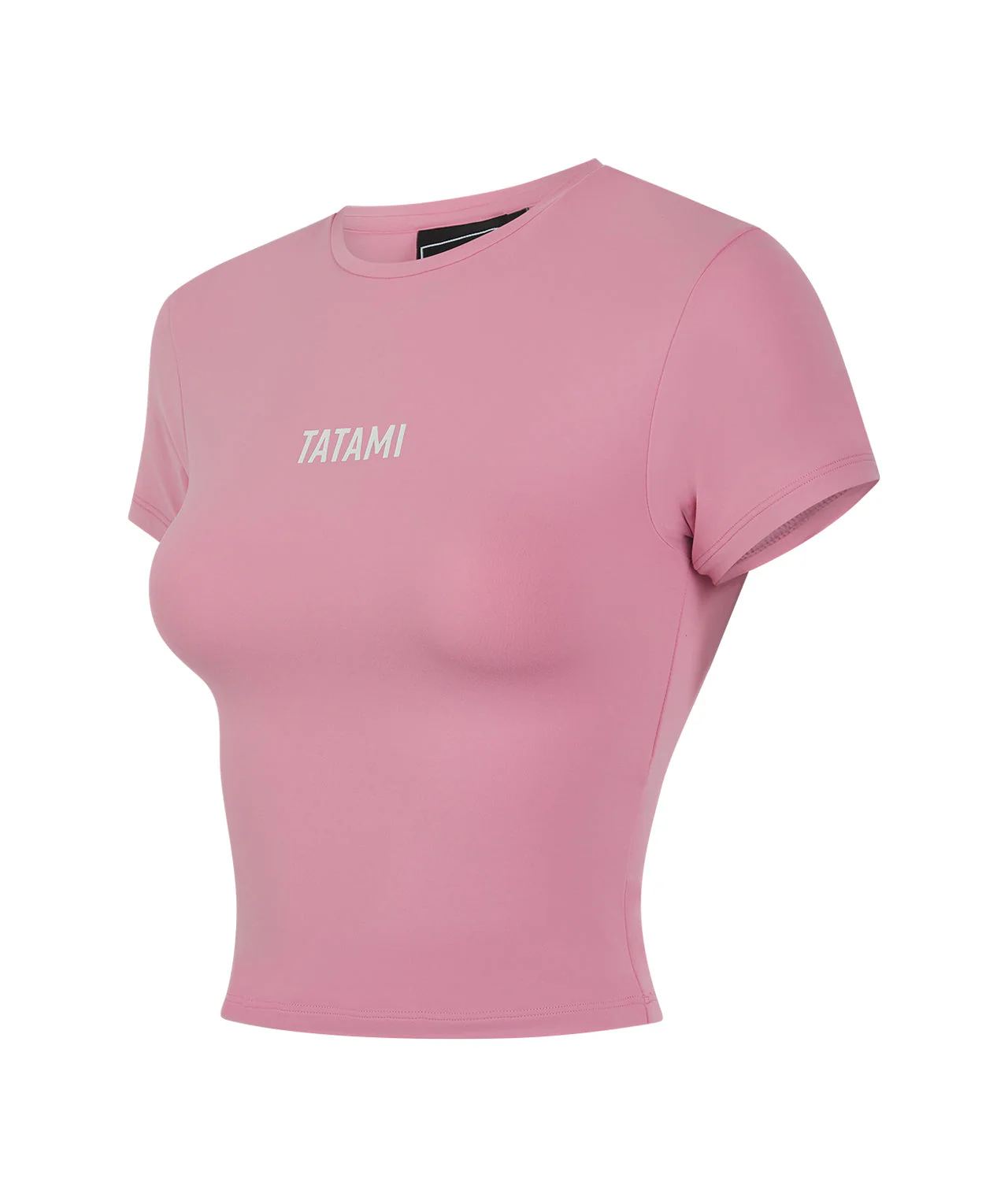 Ladies Luxe Cropped T-Shirt - Blush - Image 3