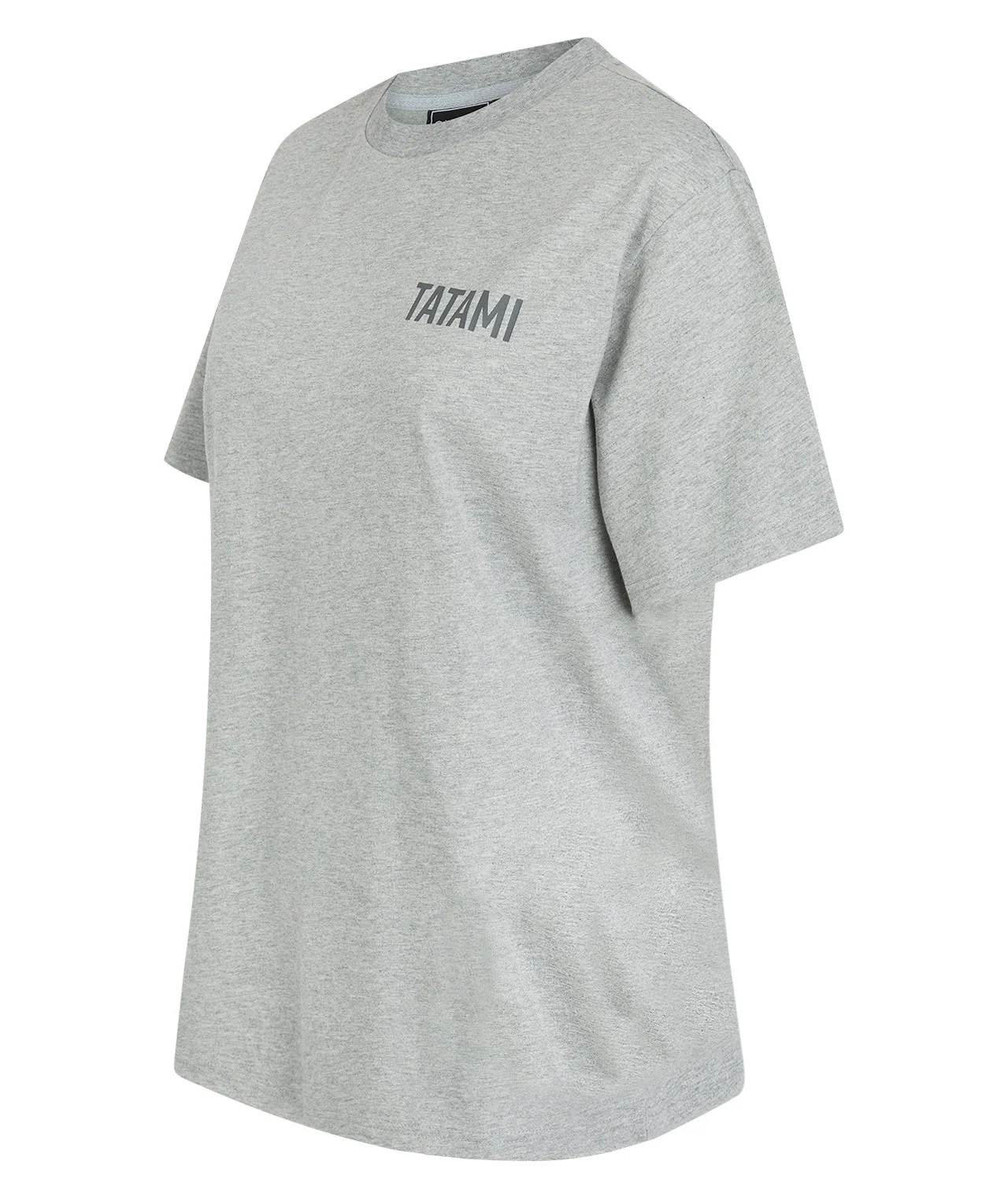 Ladies Oversized T-Shirt - Grey Marl - Image 3