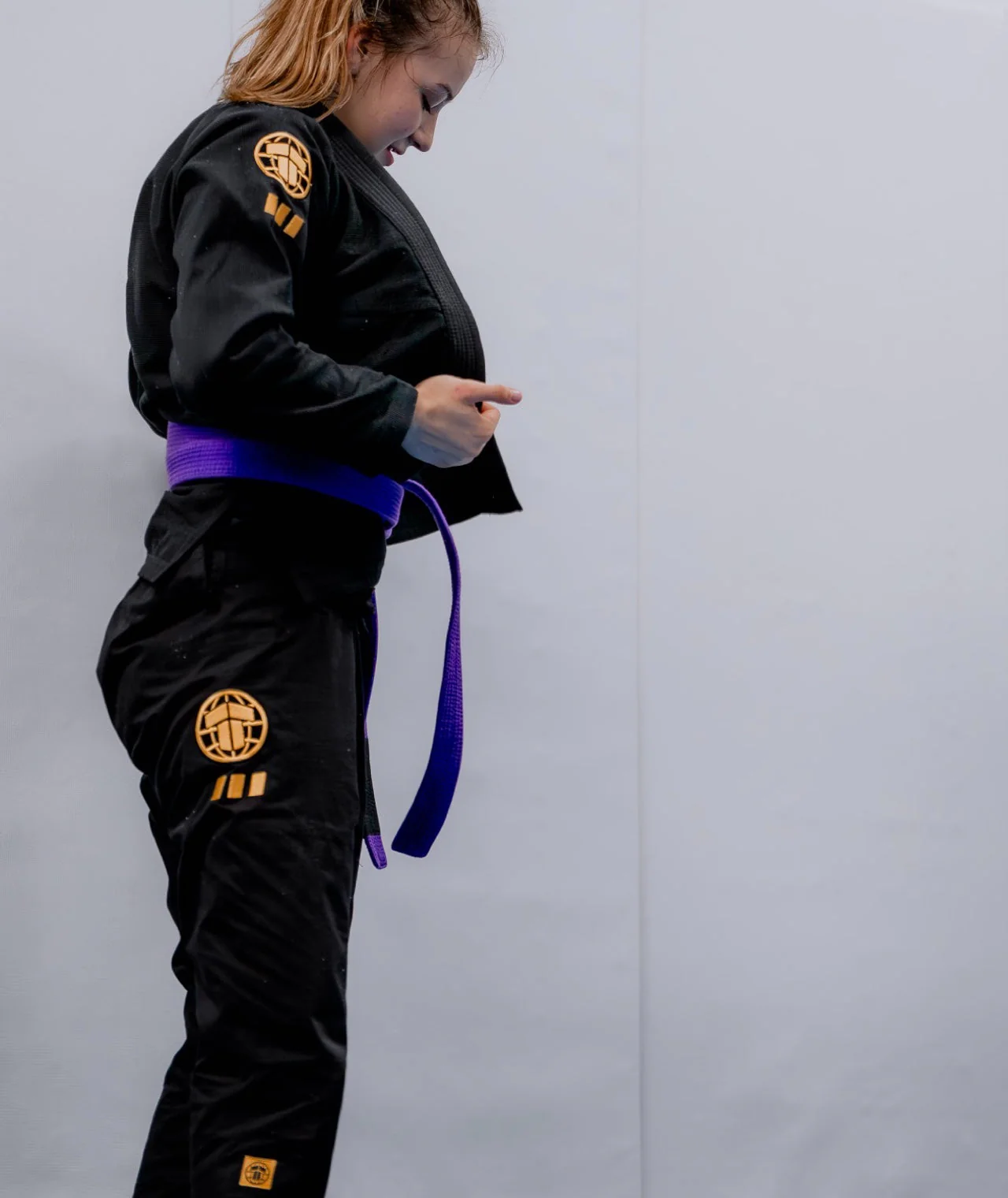 Ladies Pro Series Gi - Black & Champion Gold - Image 7