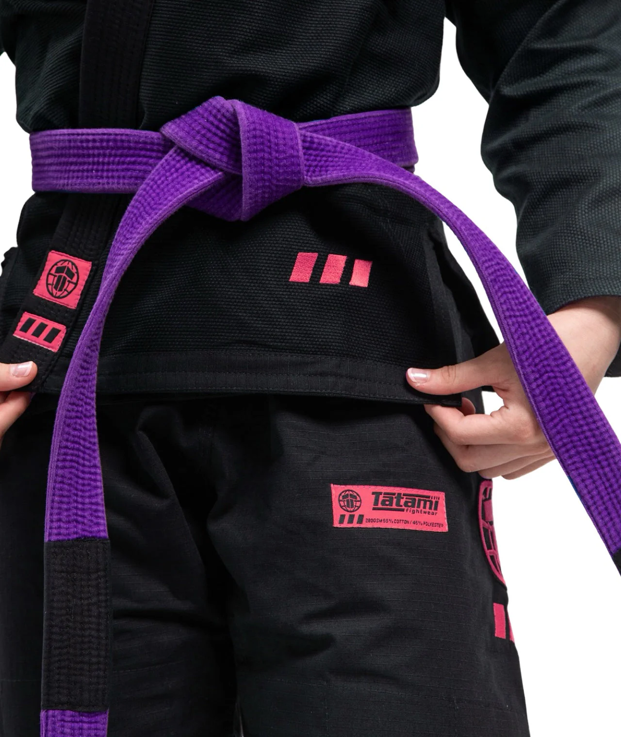 Ladies Pro Series Gi - Black & Wild Rose - Image 6