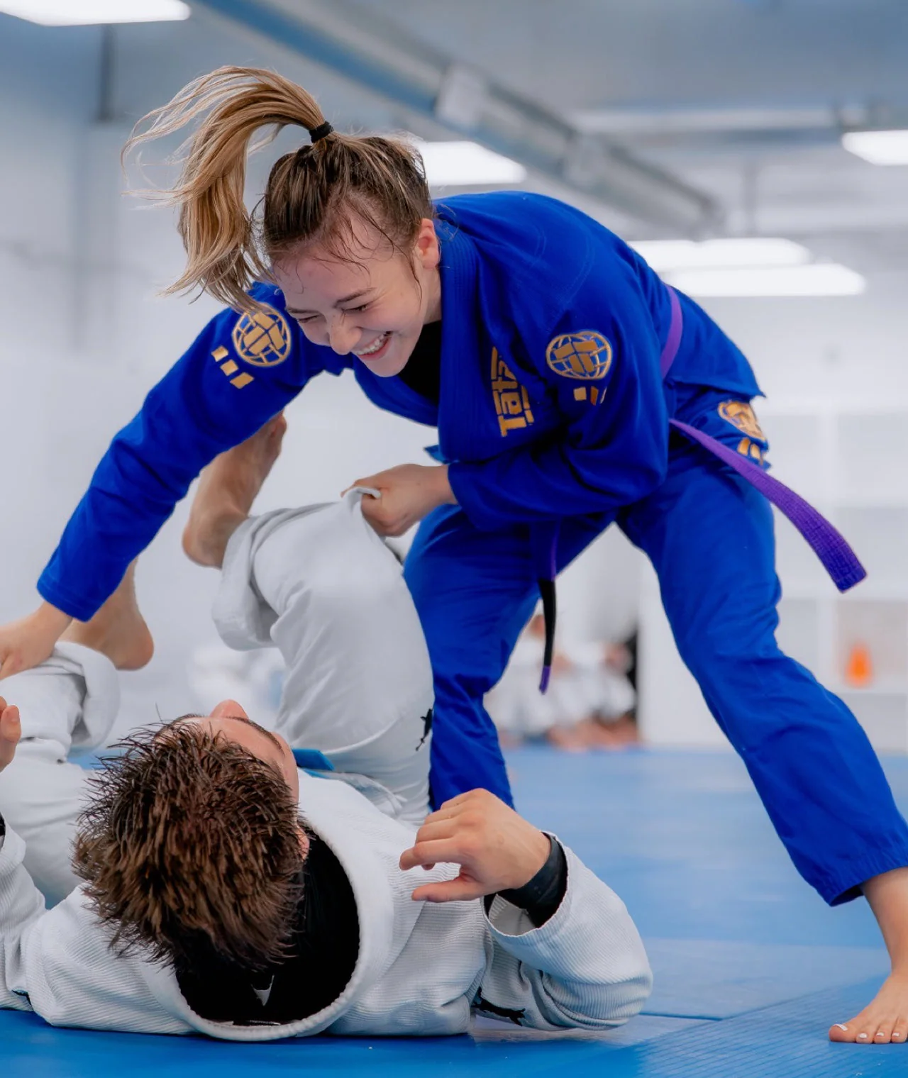 Ladies Pro Series Gi - Blue & Champion Gold - Image 2