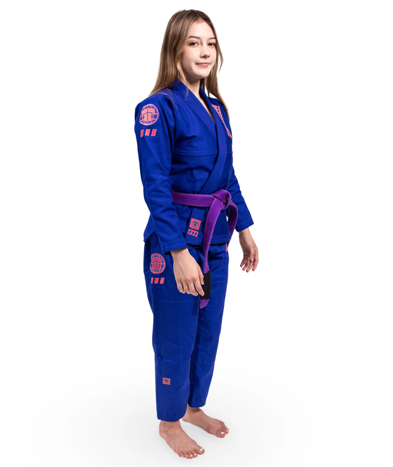 Ladies Pro Series Gi - Blue & Wild Rose - Image 5