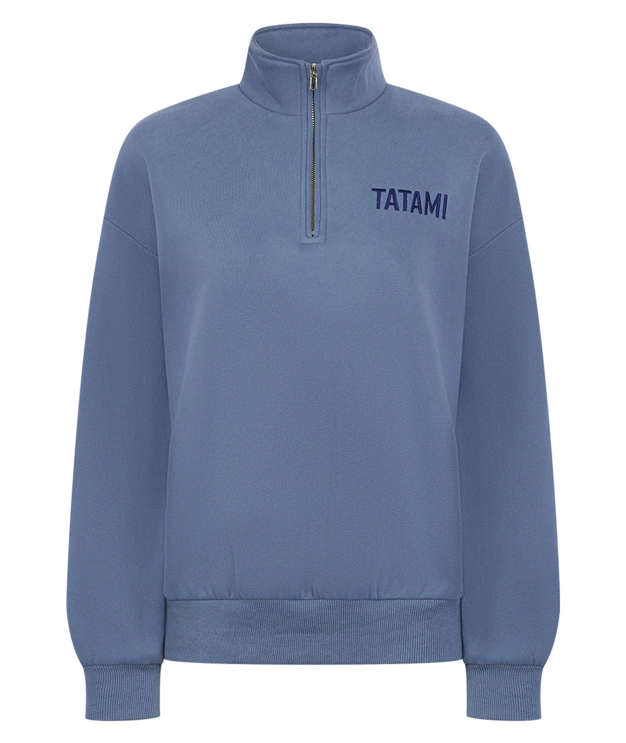 Ladies Quarter Zip Jumper - Blue