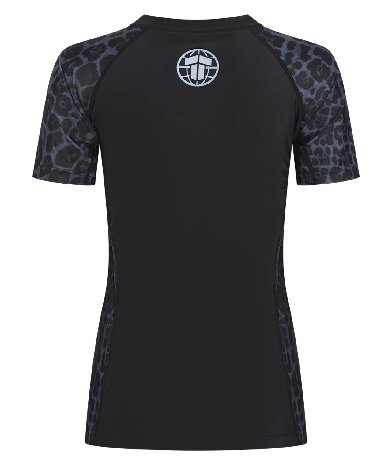 Ladies Recharged Rash Guard - Grey Leopard - Image 2