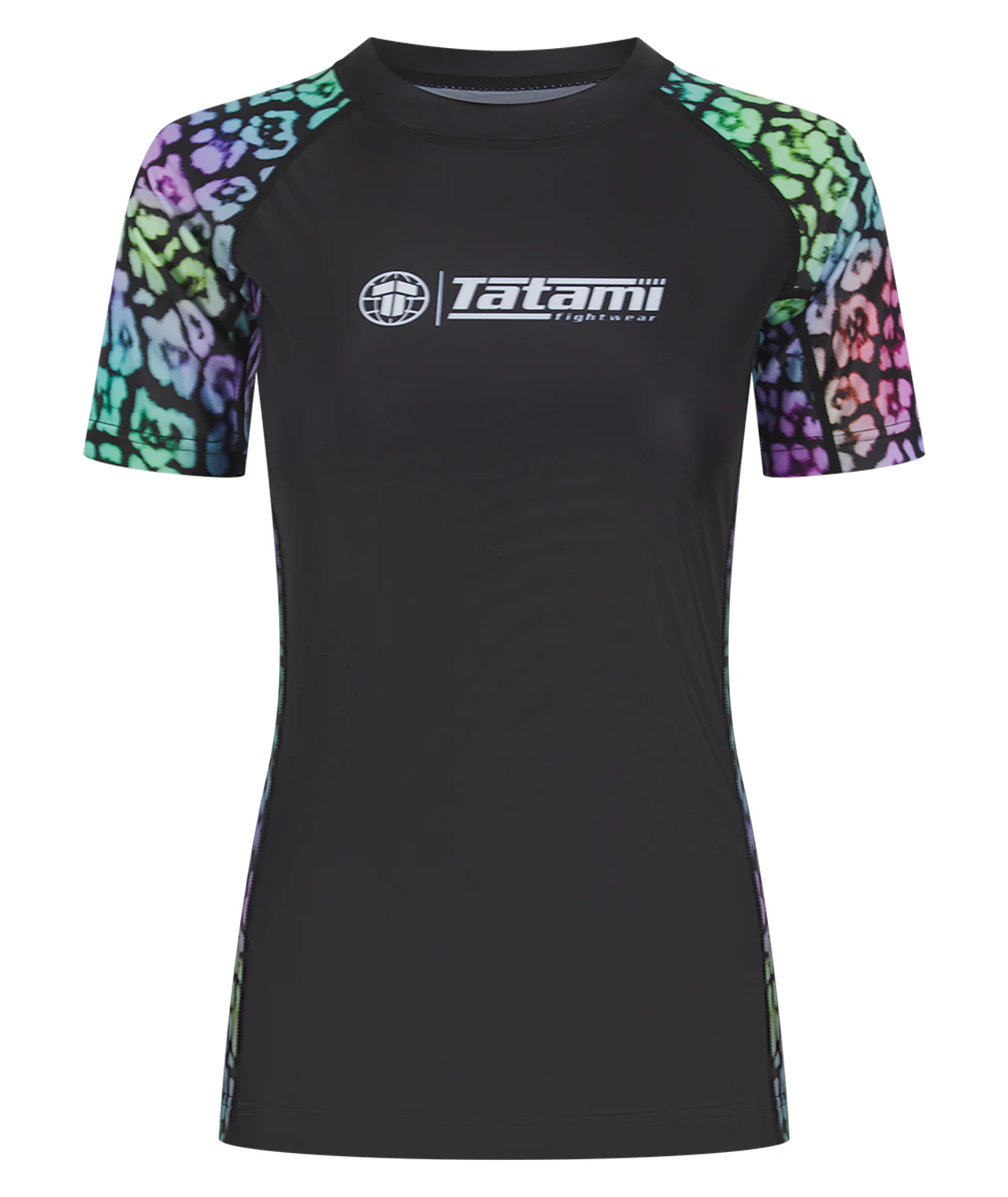Ladies Recharged Rash Guard - Multi Leopard