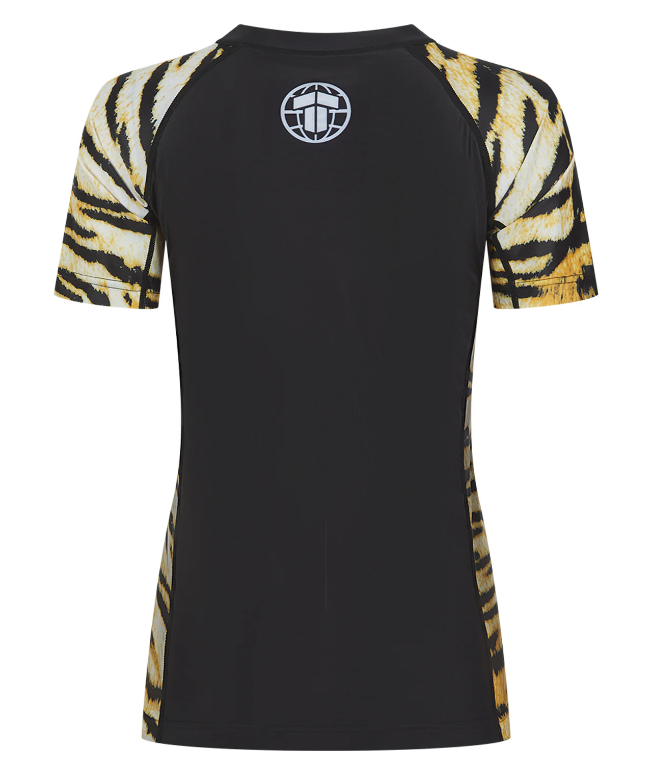 Ladies Recharged Rash Guard - Yellow Tiger - Image 2
