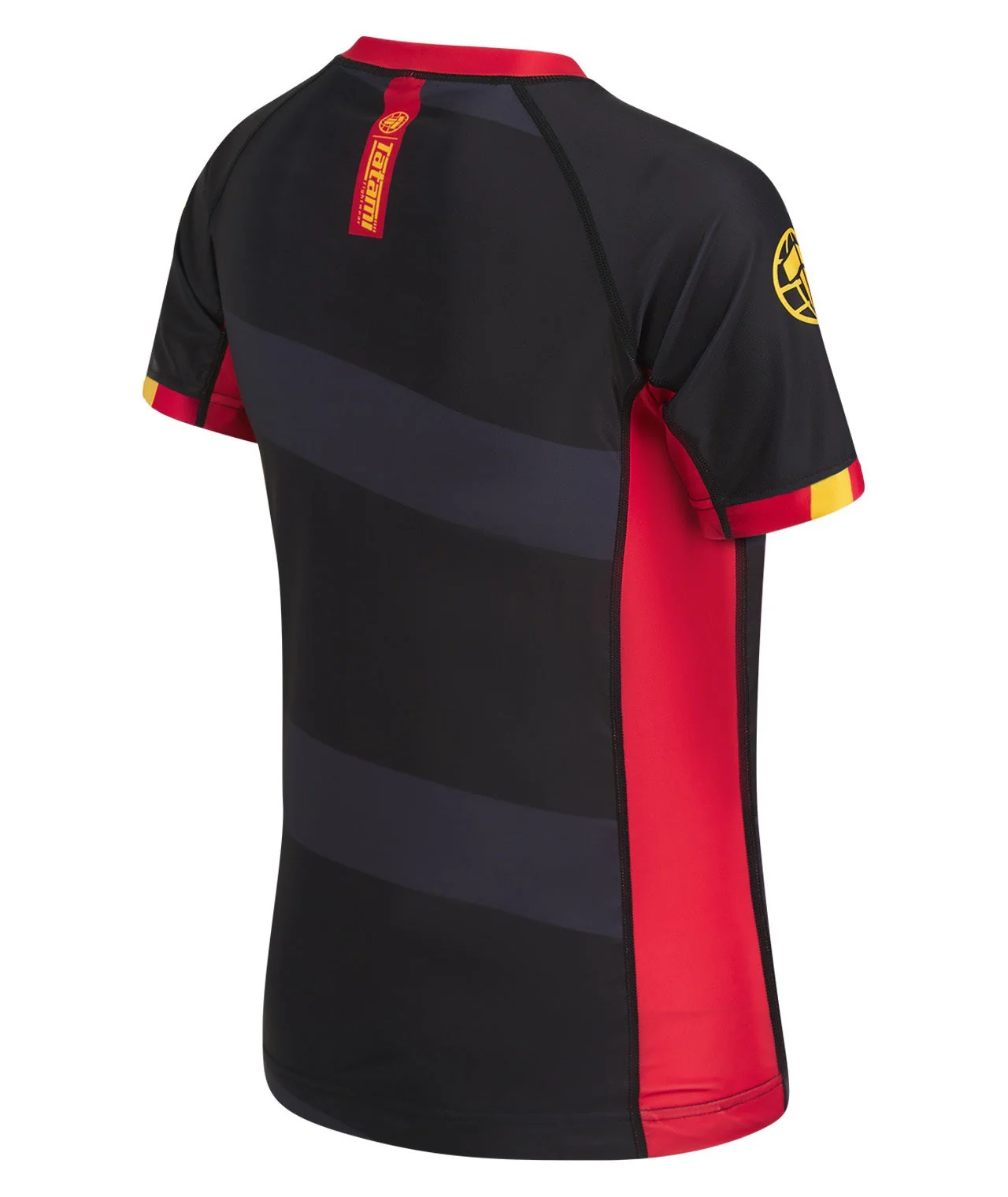 Ladies Tatami Nomad Rash Guard - Black & Red - Image 4