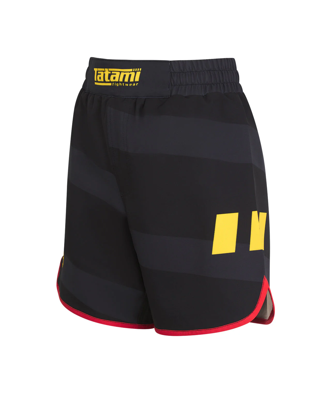 Ladies Tatami Nomad Shorts - Black & Red - Image 3
