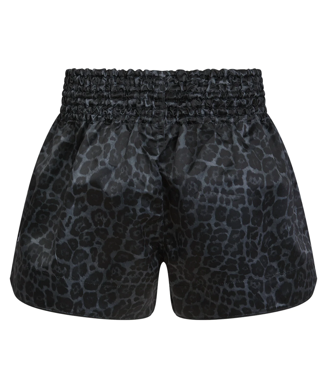 Muay Thai Shorts - Black Leopard - Image 3