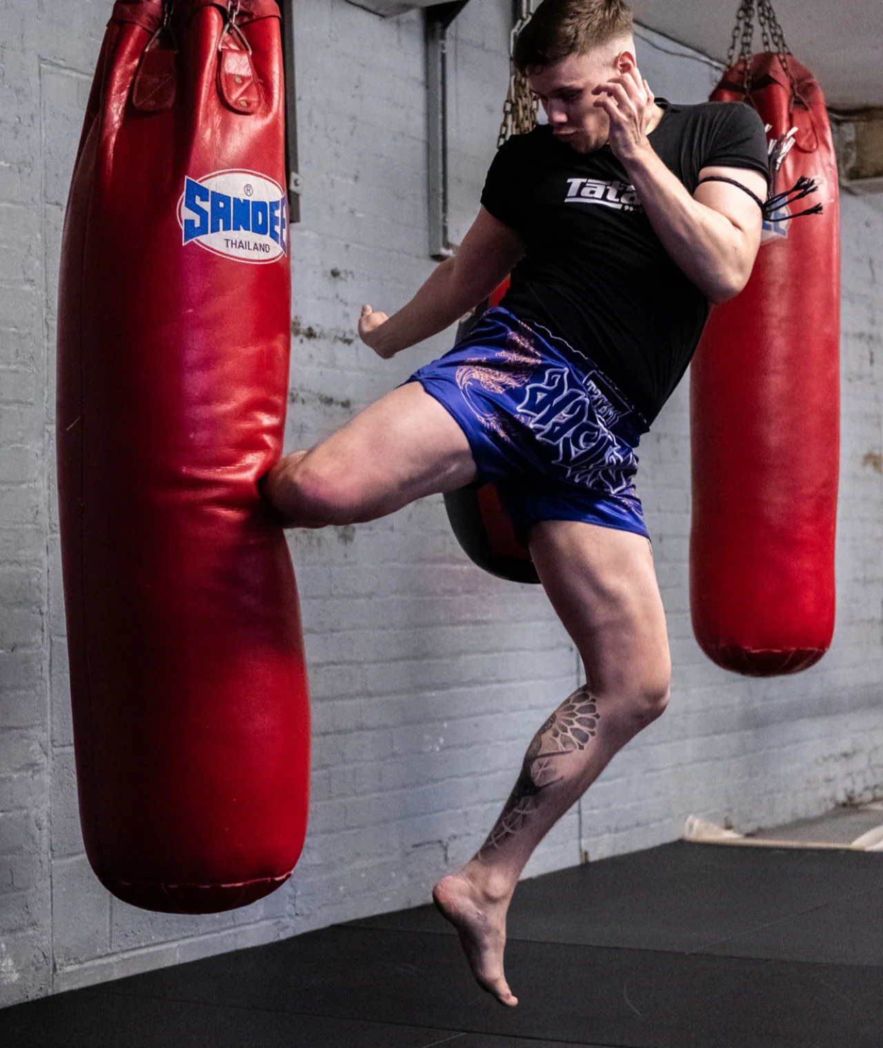 Nakmuay Muay Thai Shorts - Blue - Image 8