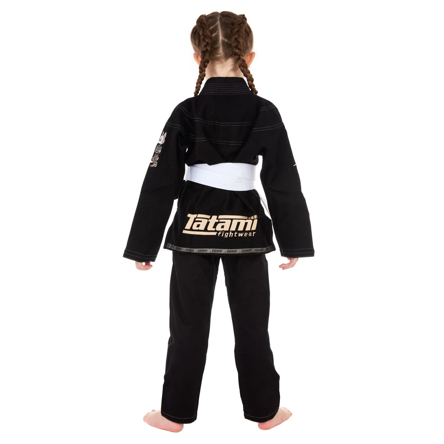 Meerkatsu Kids Animal Gi - Black - Image 3