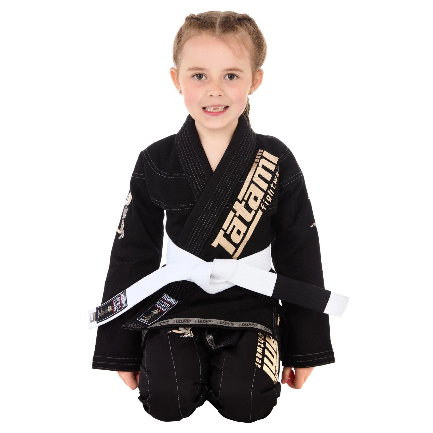 Meerkatsu Kids Animal Gi - Black - Image 4