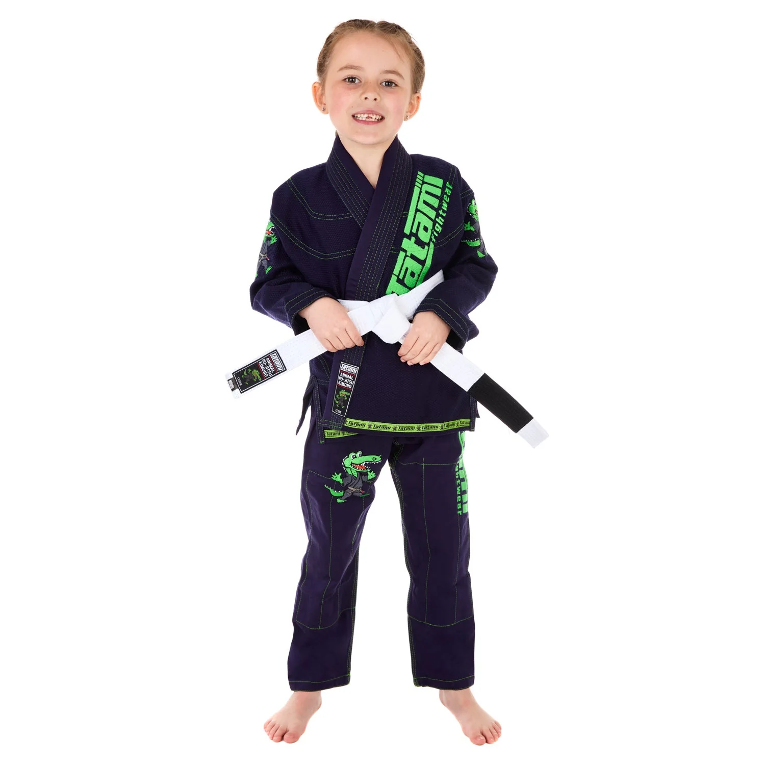 Meerkatsu Kids Animal Gi - Navy - Image 3