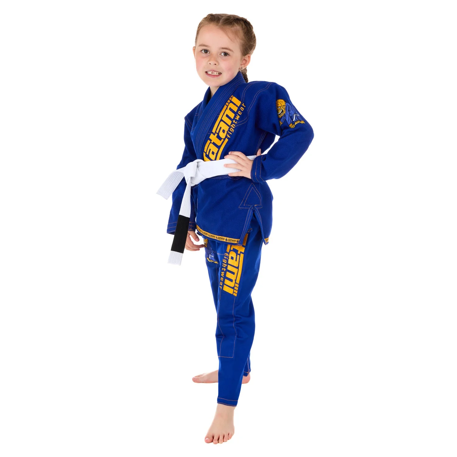 Meerkatsu Kids Animal Gi - Royal Blue - Image 4