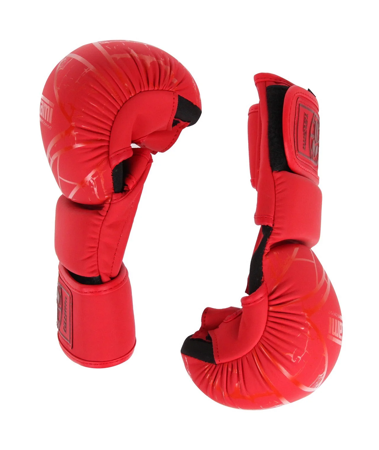 Obsidian 6oz MMA Sparring Gloves - Red - Image 5