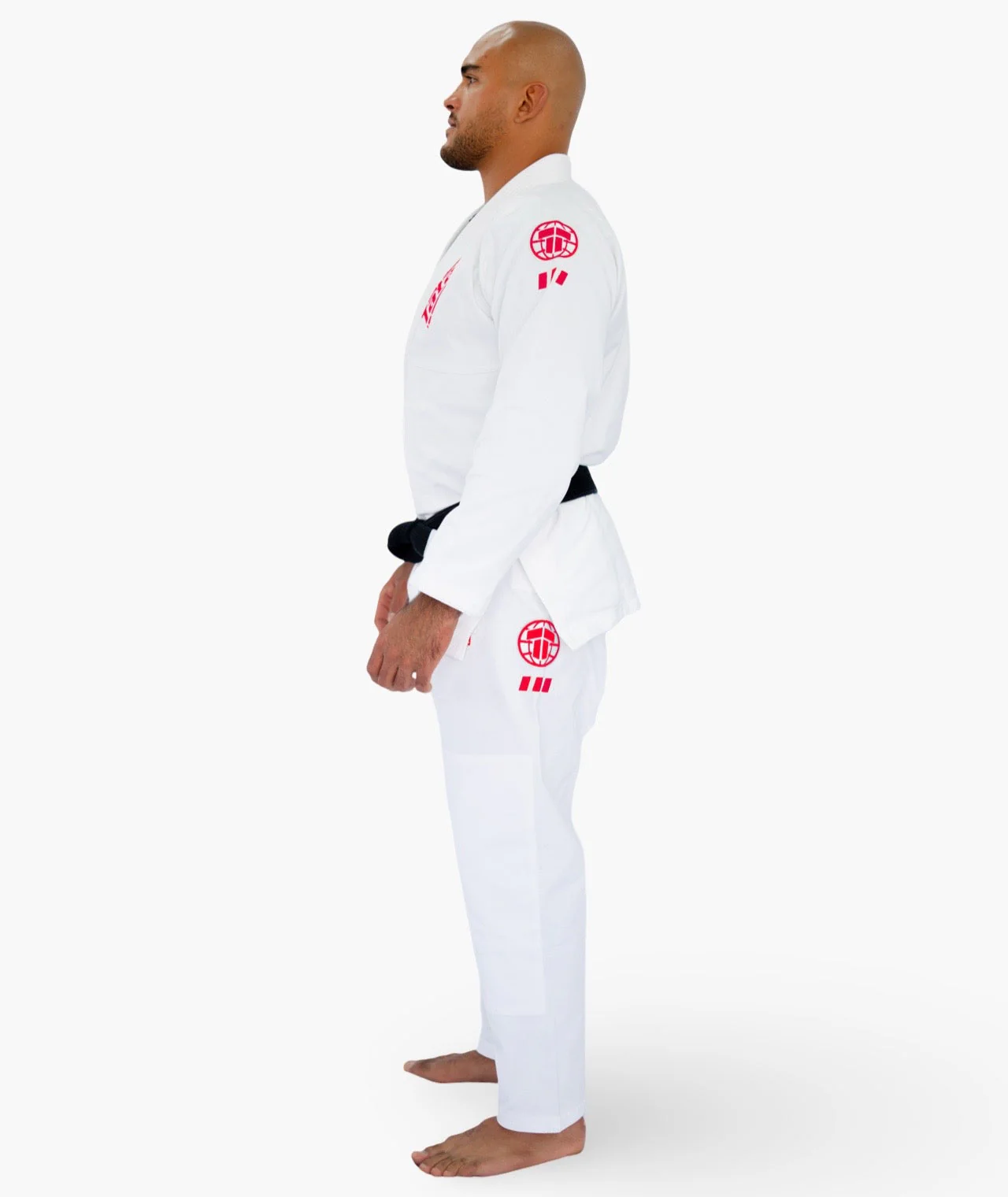 Pro Series Gi - White & Wild Rose - Image 4