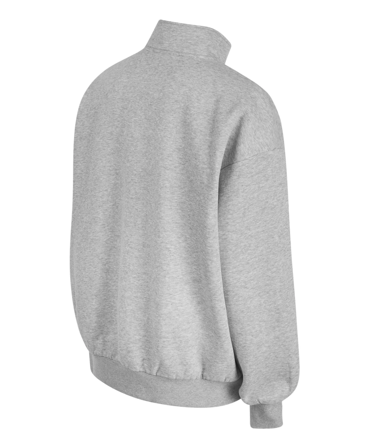 Quarter Zip Jumper - Grey Marl - Image 5