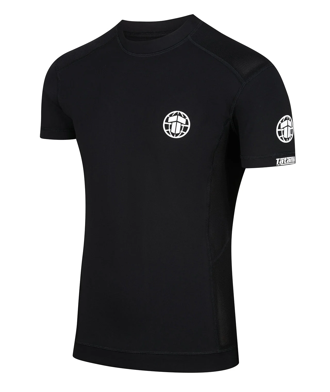 Tatami Pro Rash Guard - White on Black - Image 5