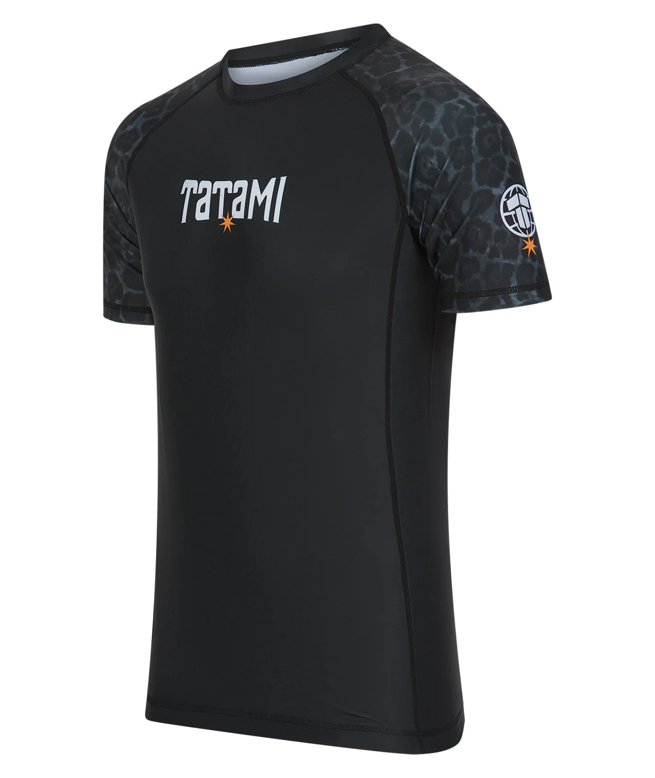 Tatami Short Sleeve Rash Guard - Black Leopard - Image 4
