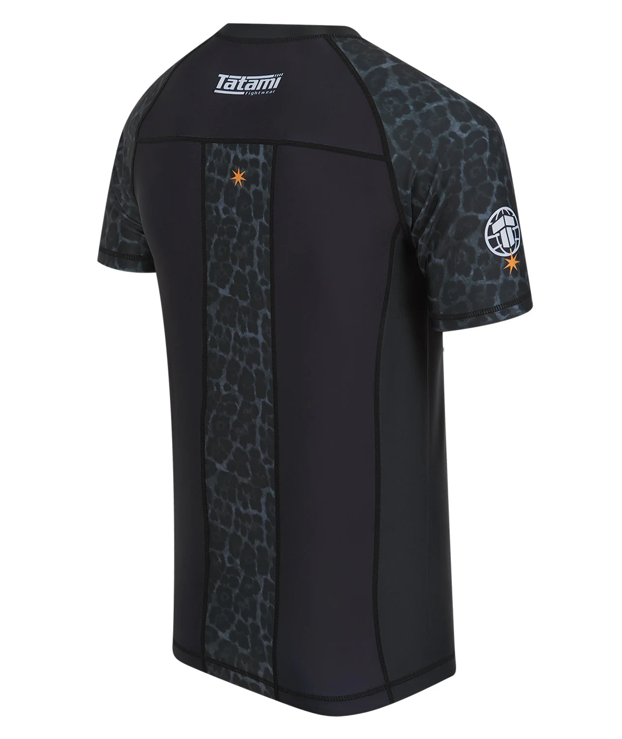 Tatami Short Sleeve Rash Guard - Black Leopard - Image 5