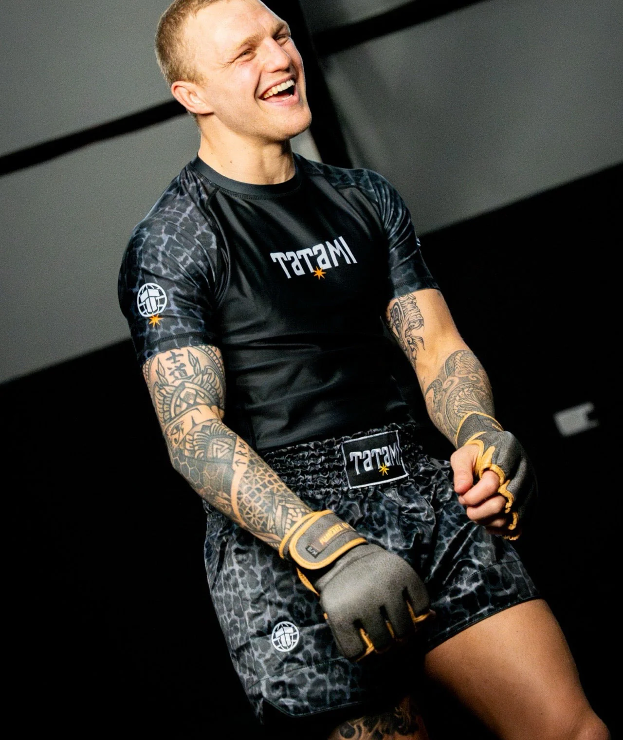 Tatami Short Sleeve Rash Guard - Black Leopard - Image 7