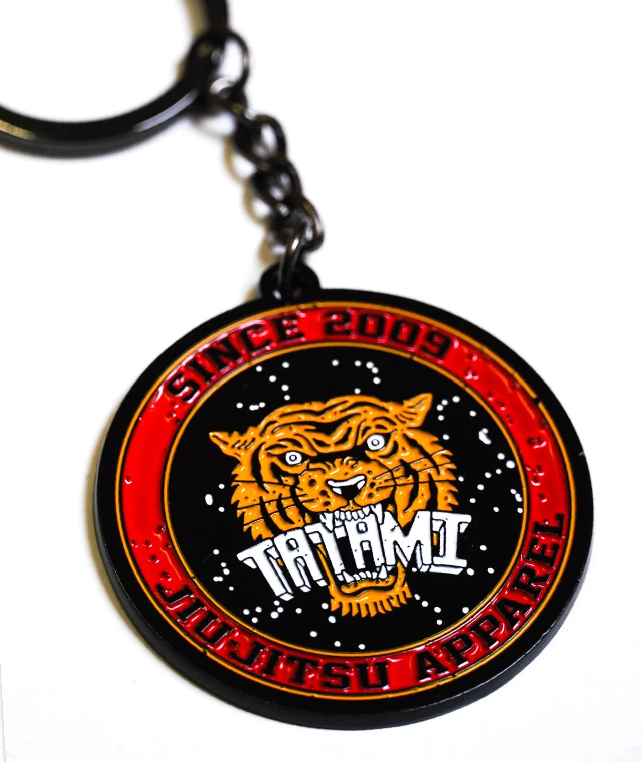 Tatami Tiger Metal Keyring - Image 3