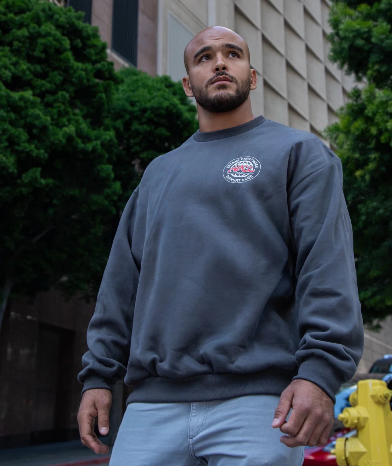 Tatami X ADCC Combat Club Oversized Sweatshirt - Grey - Image 2
