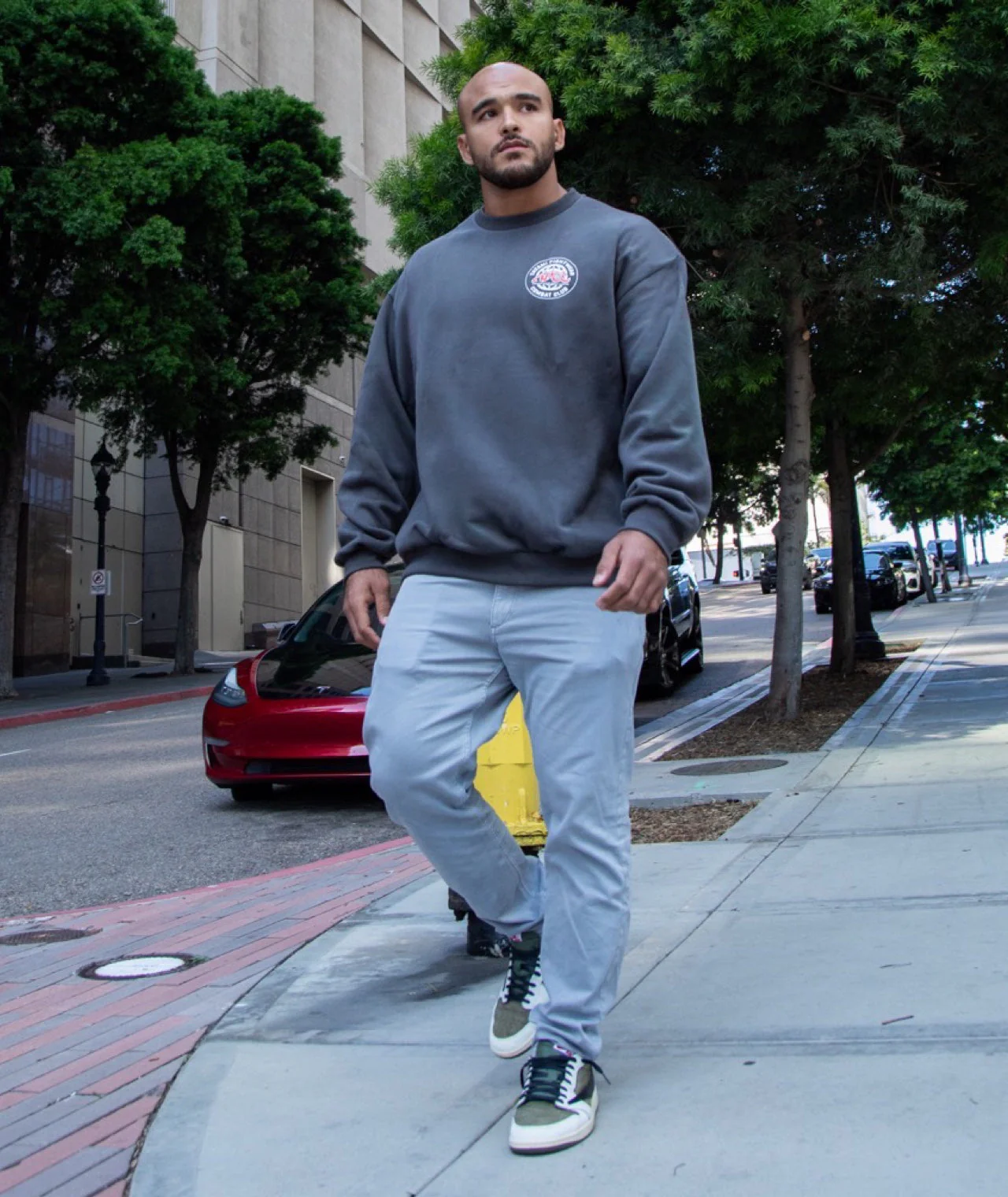 Tatami X ADCC Combat Club Oversized Sweatshirt - Grey - Image 7