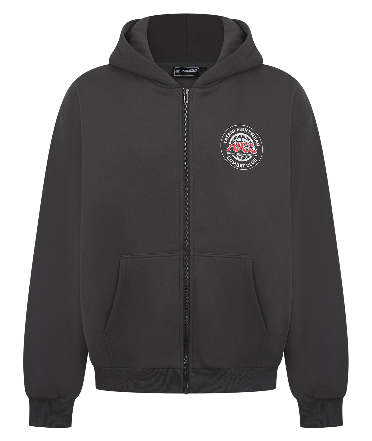 Tatami X ADCC Combat Club Oversized Zip Hoodie - Grey