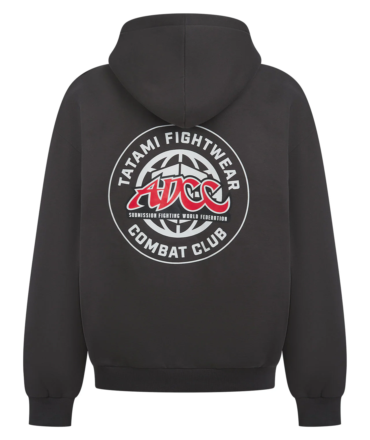 Tatami X ADCC Combat Club Oversized Zip Hoodie - Grey - Image 2
