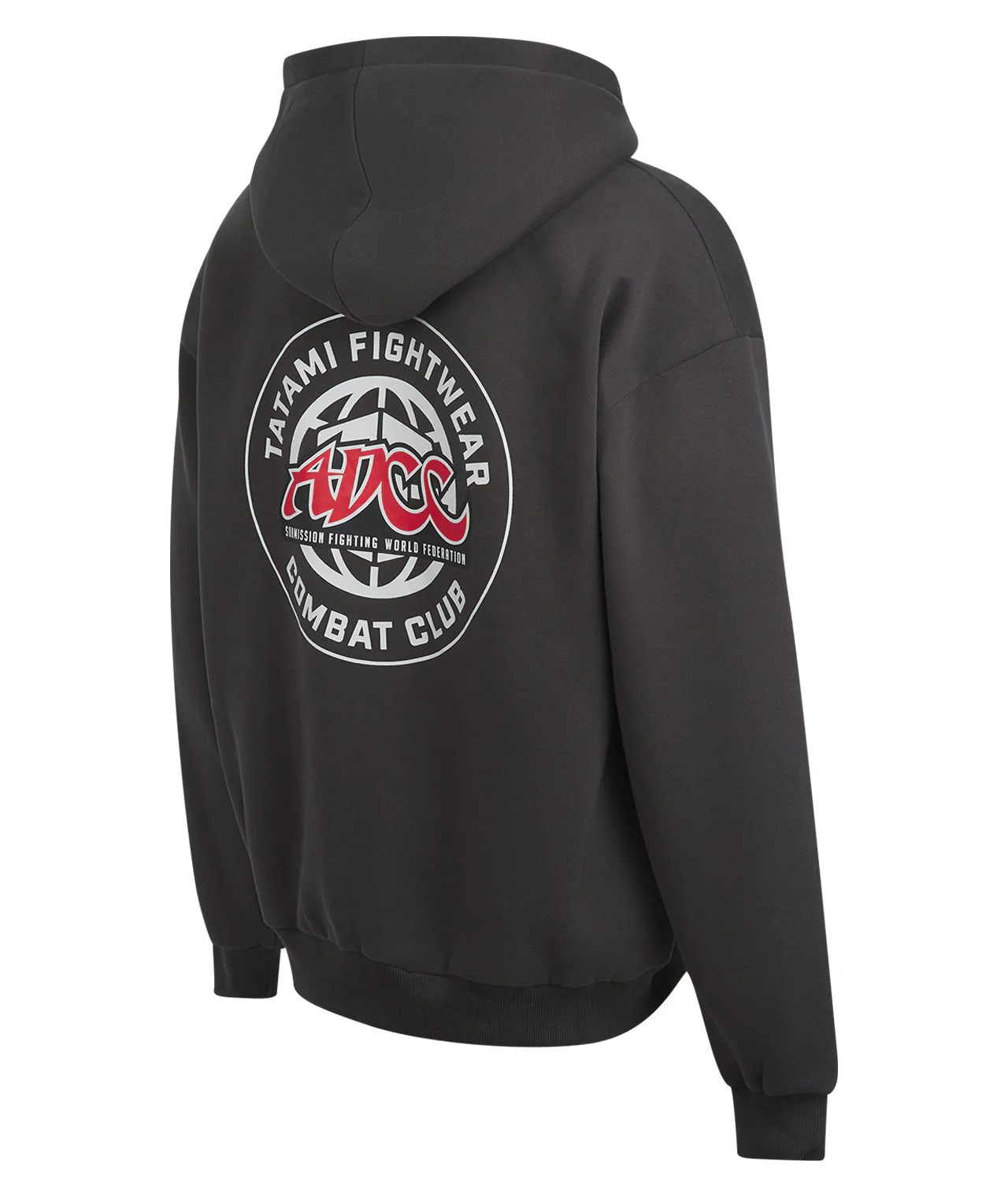 Tatami X ADCC Combat Club Oversized Zip Hoodie - Grey - Image 4