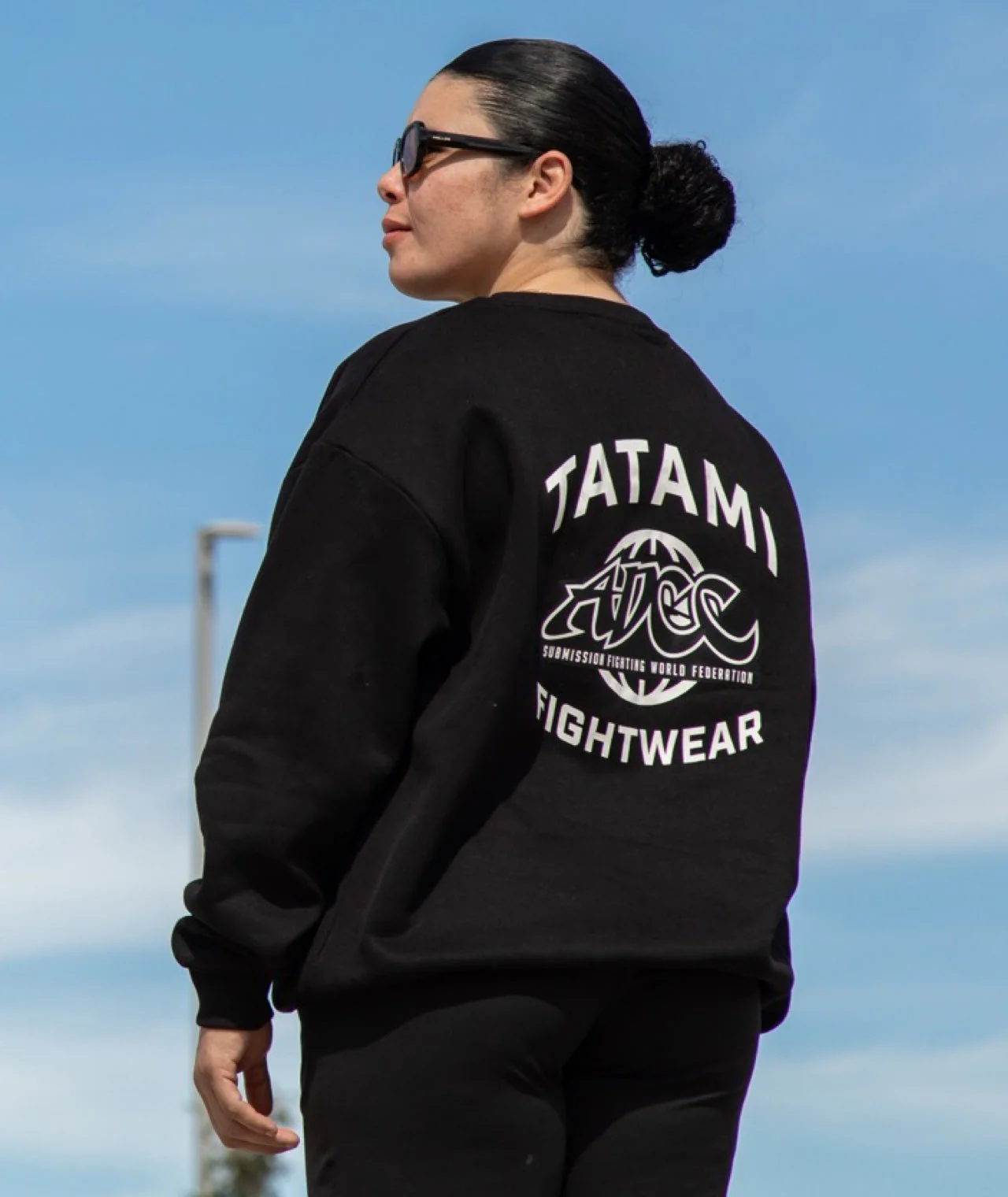 Tatami X ADCC Oversized Sweatshirt - Black - Image 2
