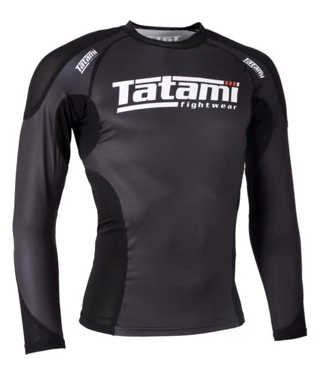 Technical Long Sleeve Rash Guard - Black - Image 3