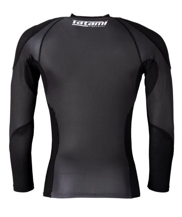 Technical Long Sleeve Rash Guard - Black - Image 4