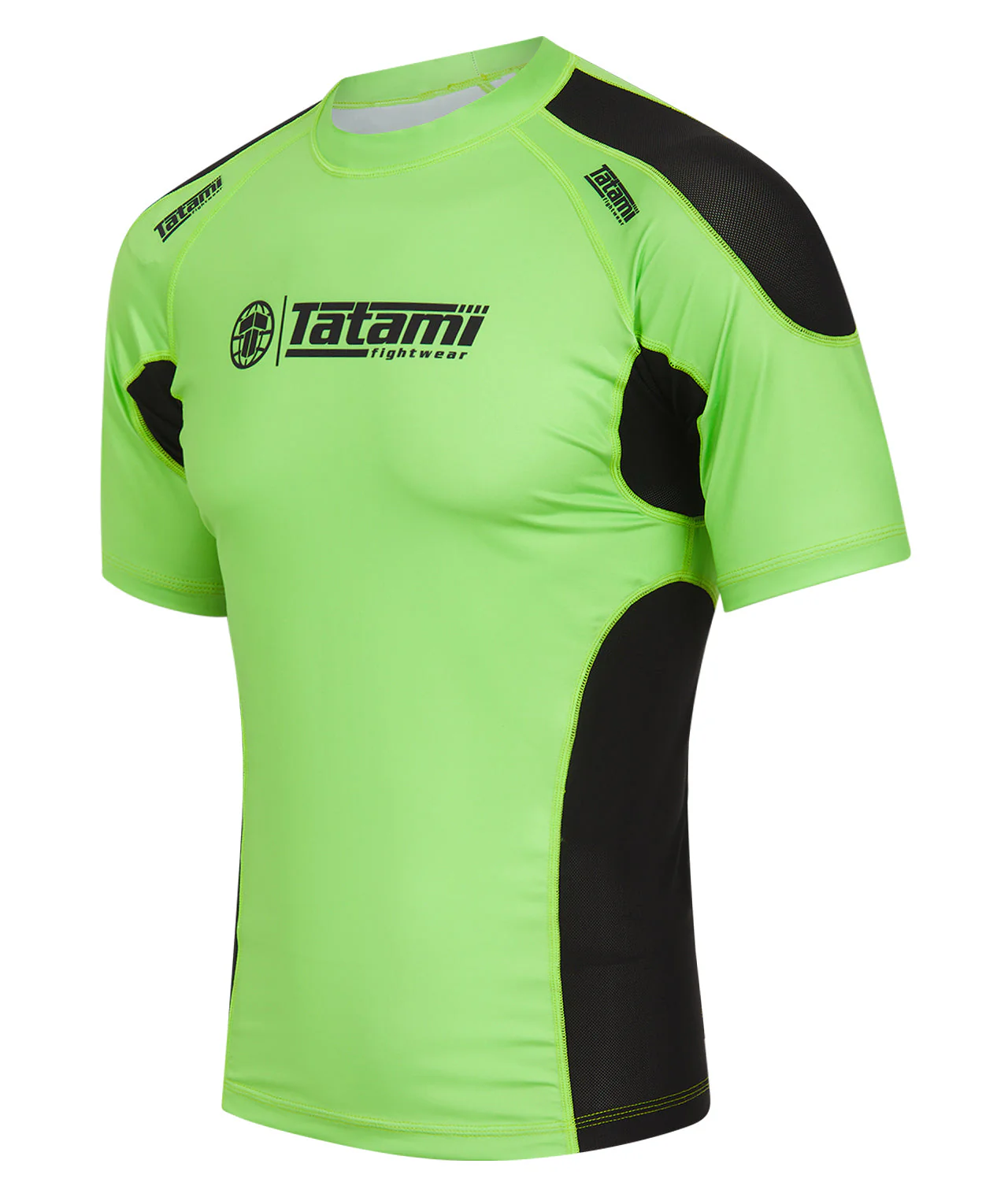 Technical Short Sleeve Rash Guard - Green - Image 2